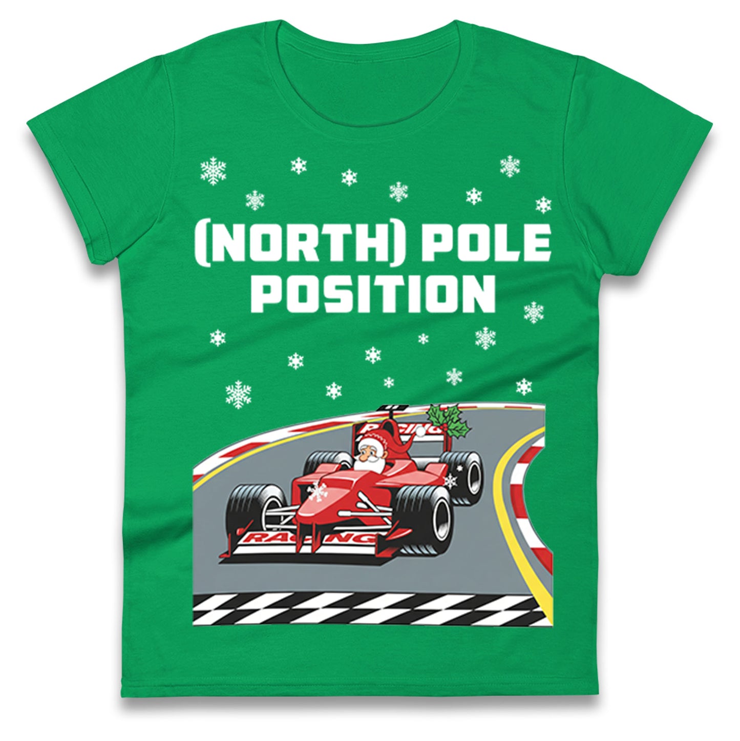 North Pole Christmas Ladies T Shirt