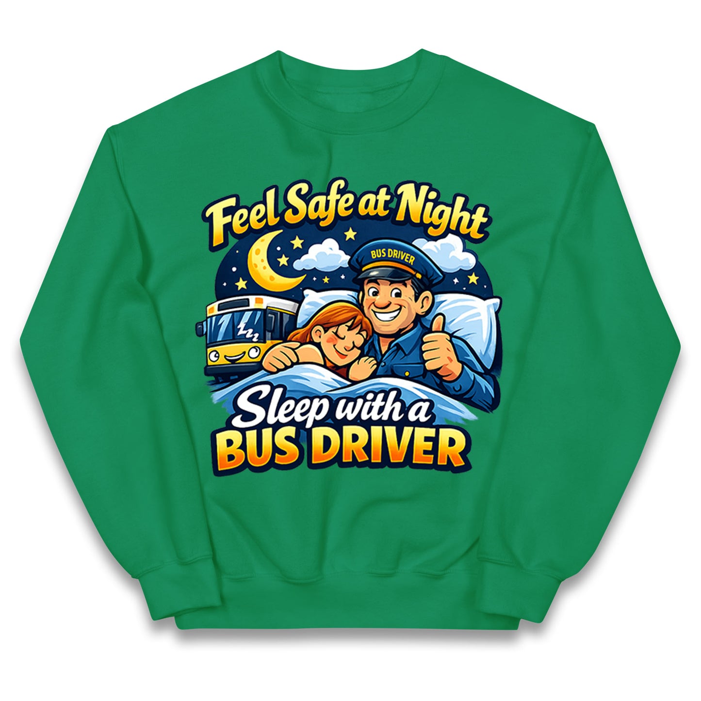 Bus Driver Job Title Kids Jumper