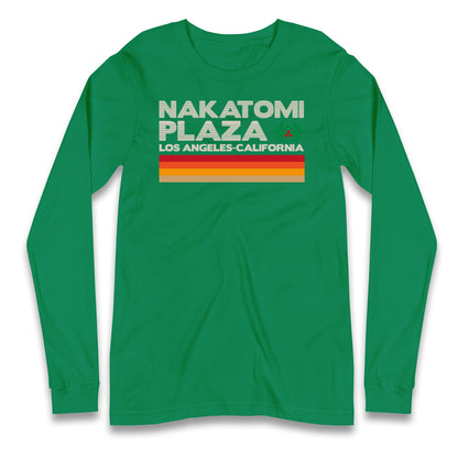 nakatomi plaza vintage long sleeve t shirt