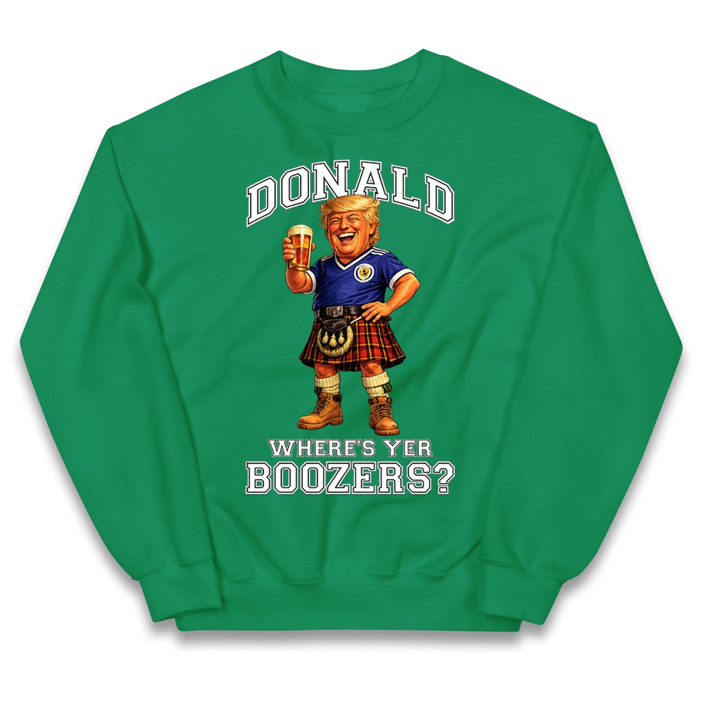 Donald Trump Scotland World Cup Kids Jumper