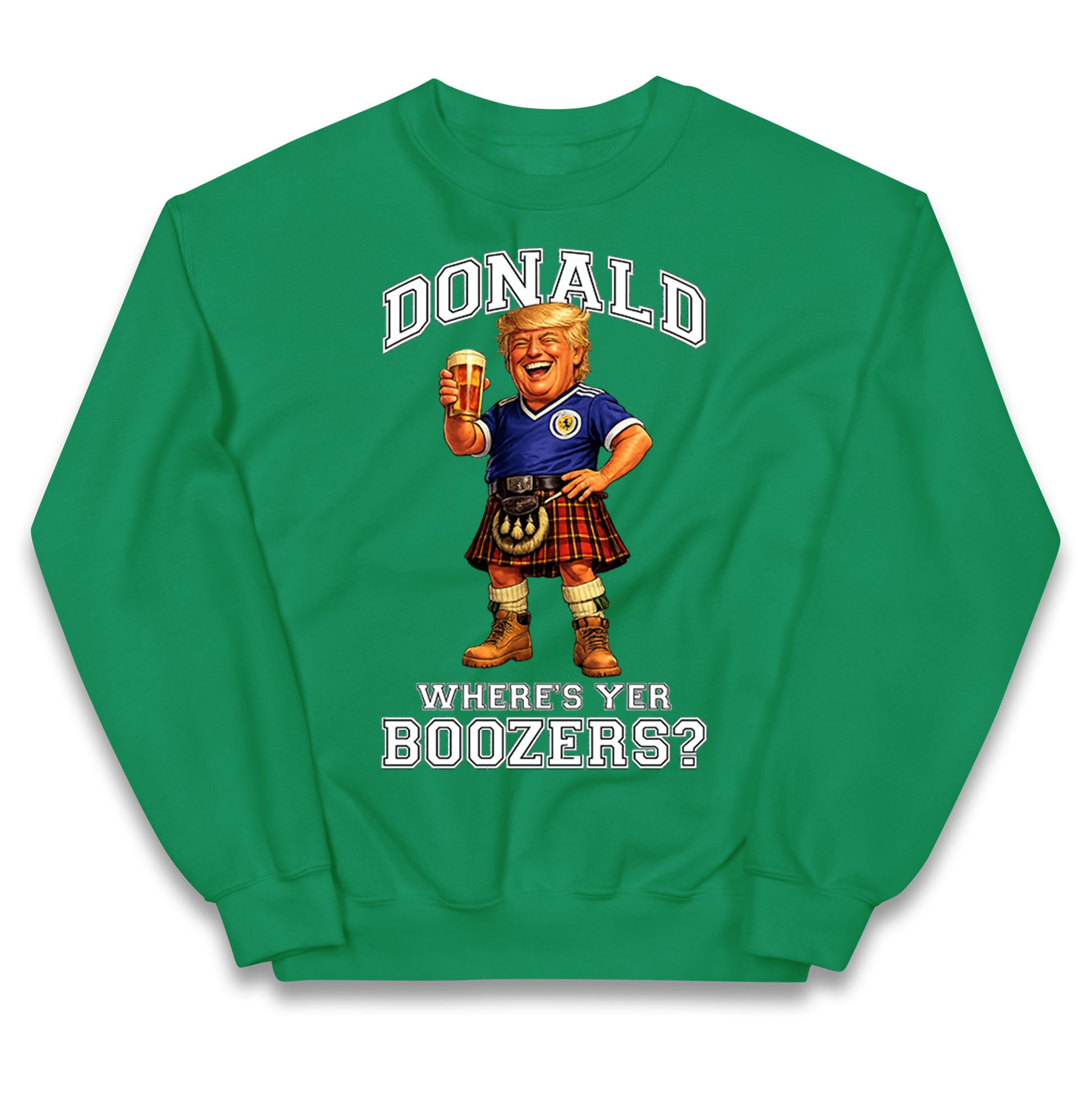 Donald Trump Scotland World Cup Kids Jumper