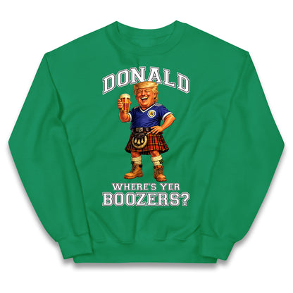 Donald Trump Scotland World Cup Kids Jumper
