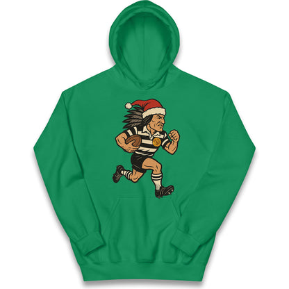 Newcastle Falcons Christmas Kids Hoodie