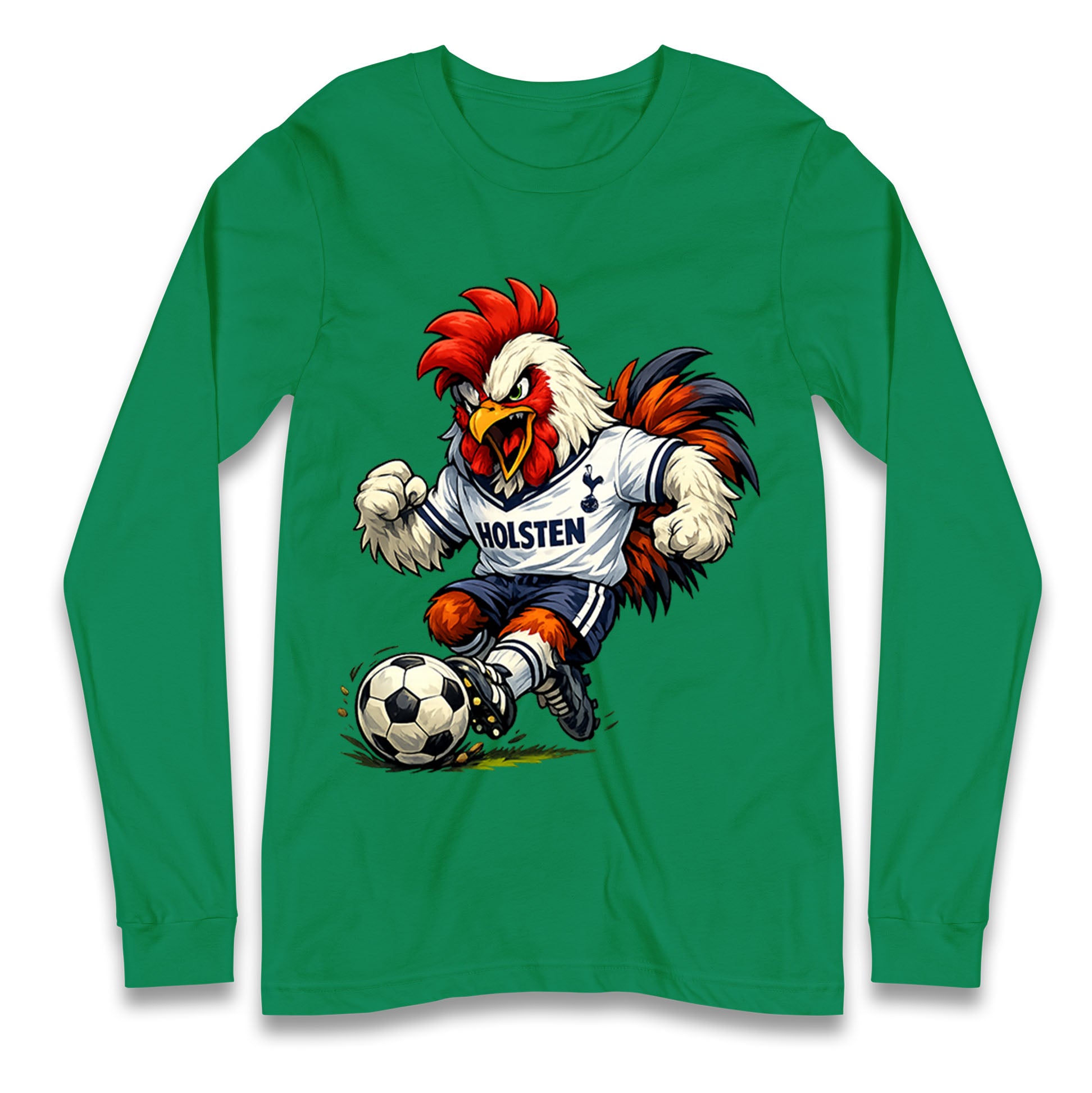 Retro Tottenhm Hotspur Longsleeve T Shirt