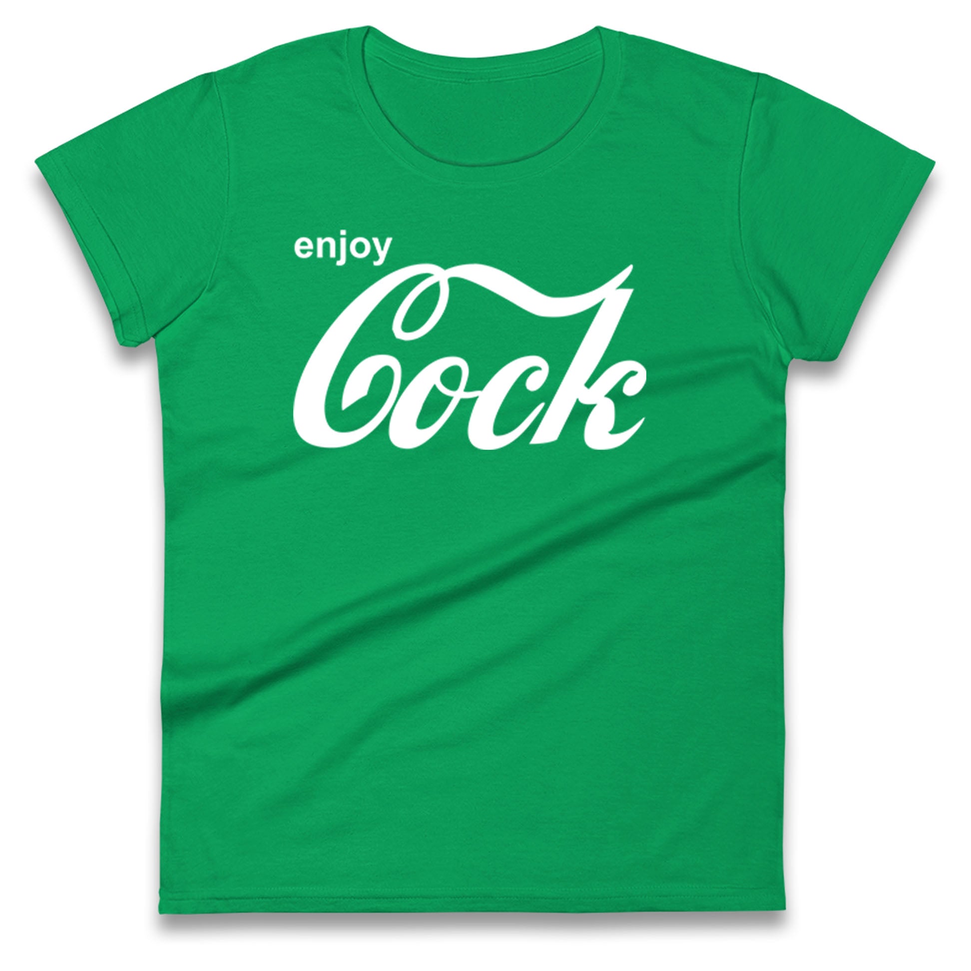Coke Funny Christmas Ladies T Shirt