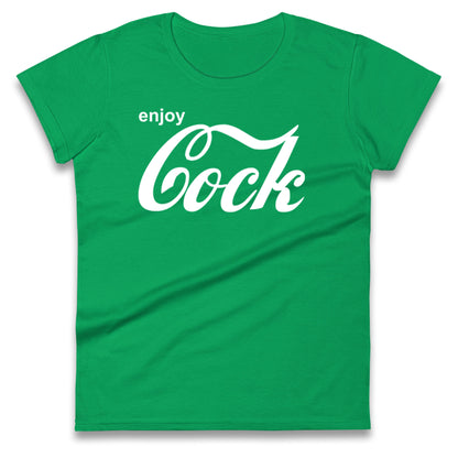 Coke Funny Christmas Ladies T Shirt