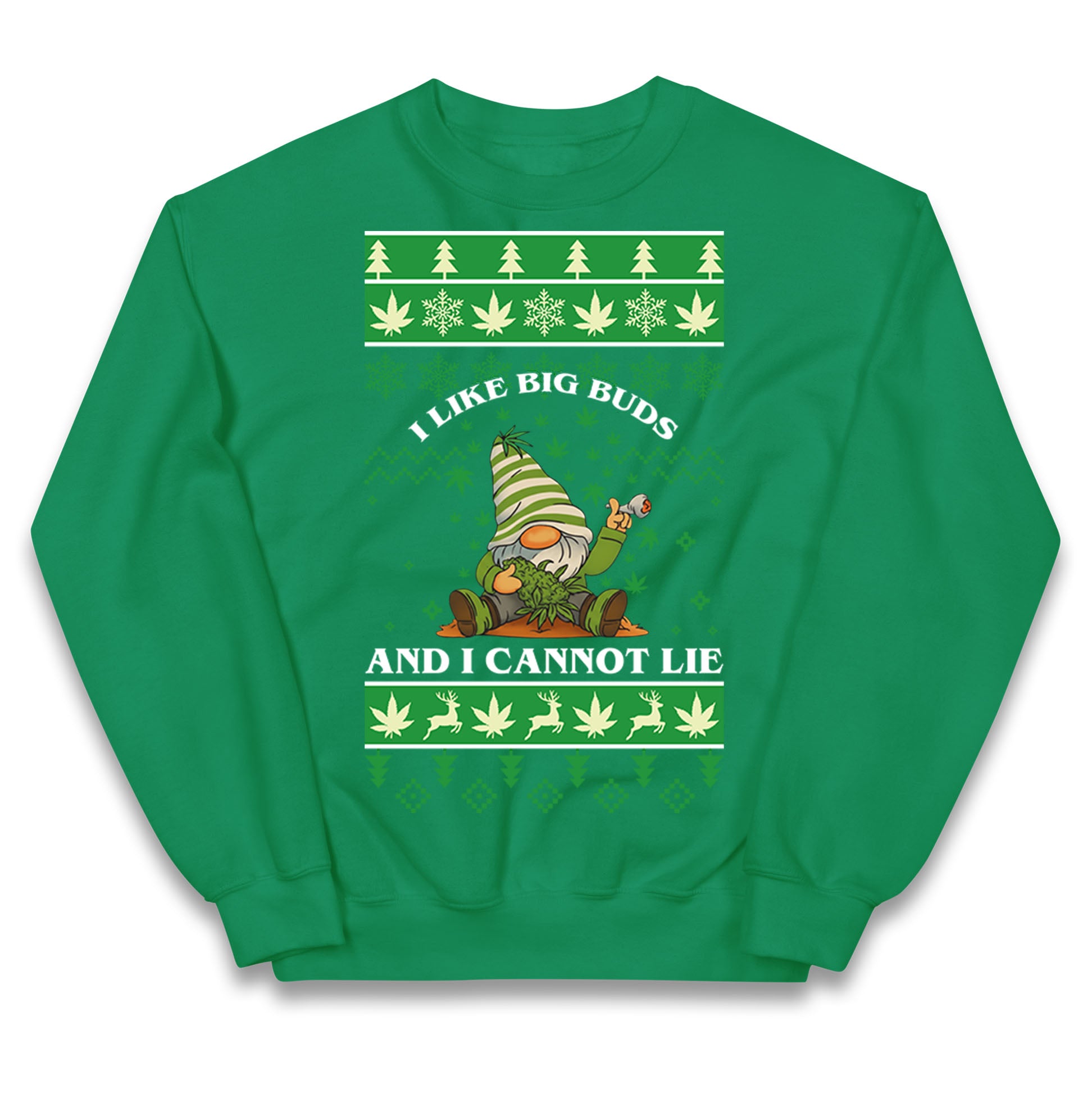 Cannabis Christmas Kids Jumper