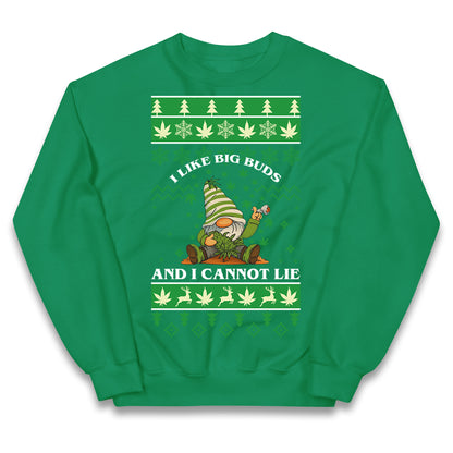 Cannabis Christmas Kids Jumper