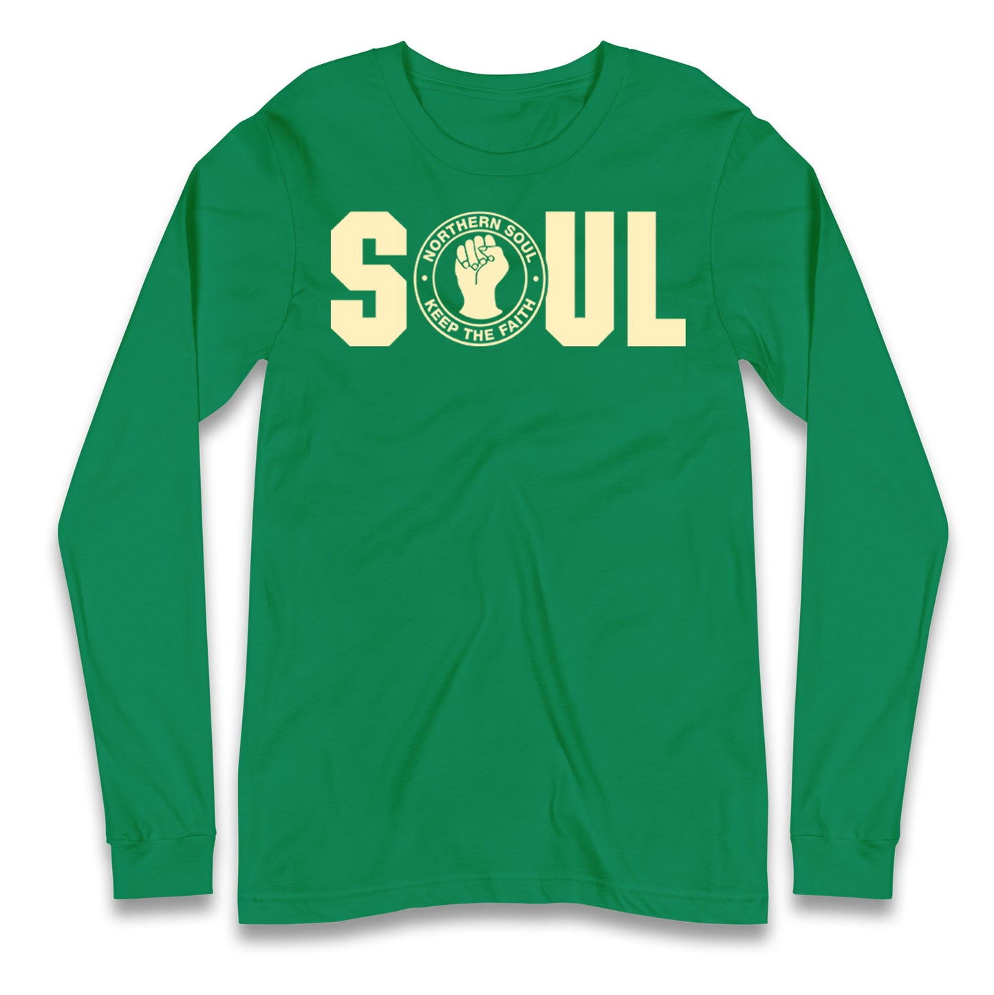Northern Soul Keep The Faith Logo Longsleeve T Shirt 