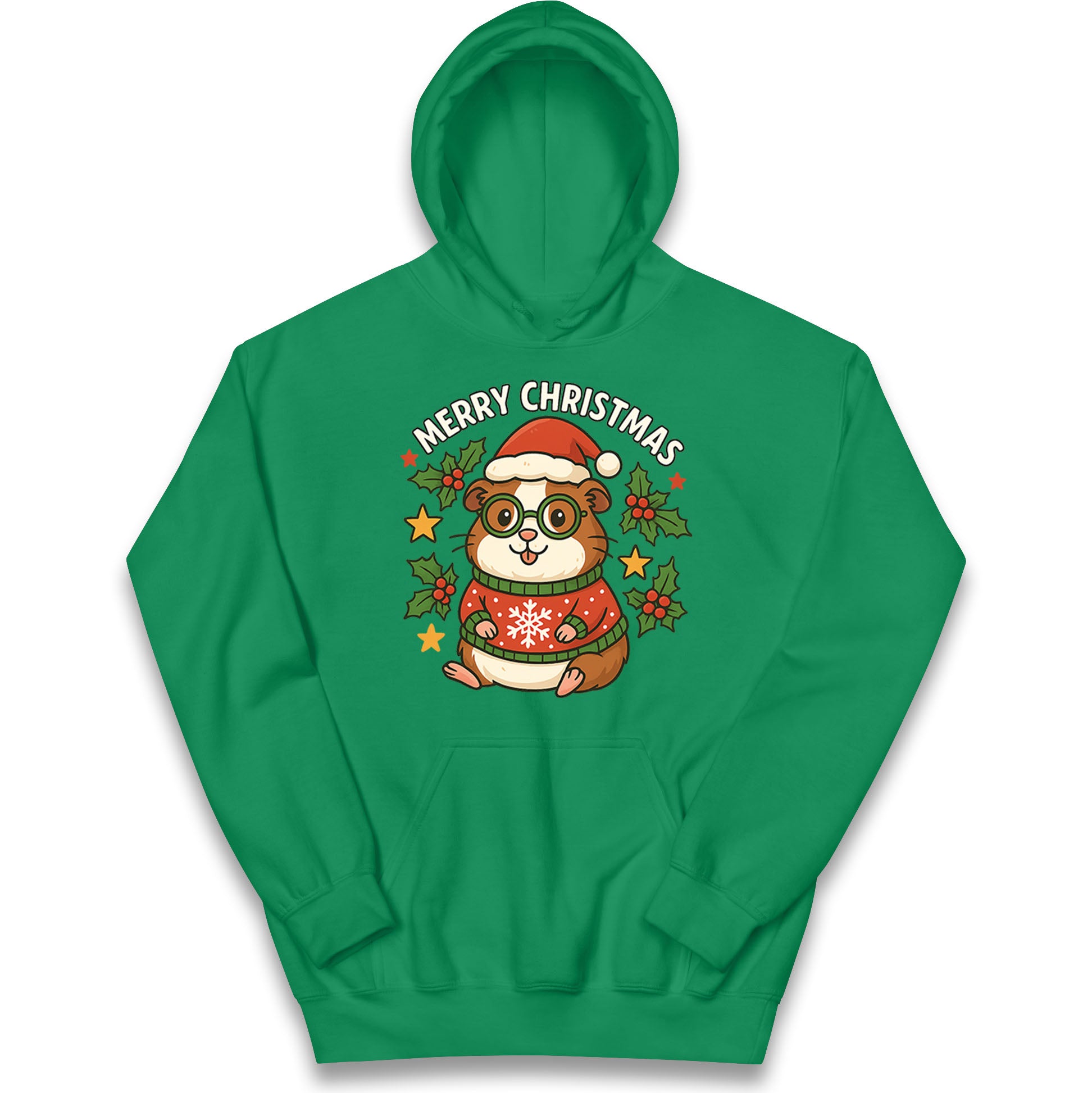 Guinea Pig Christmas Kids Hoodie