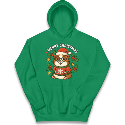 Guinea Pig Christmas Kids Hoodie