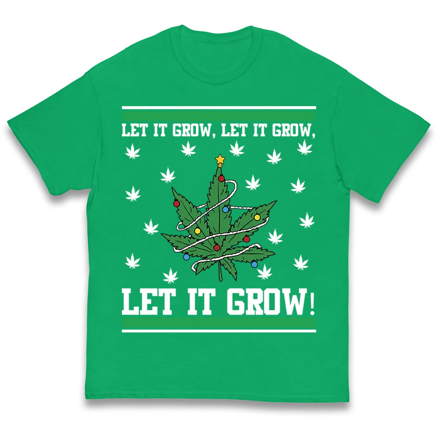 Cannabis Christmas Kids T Shirt