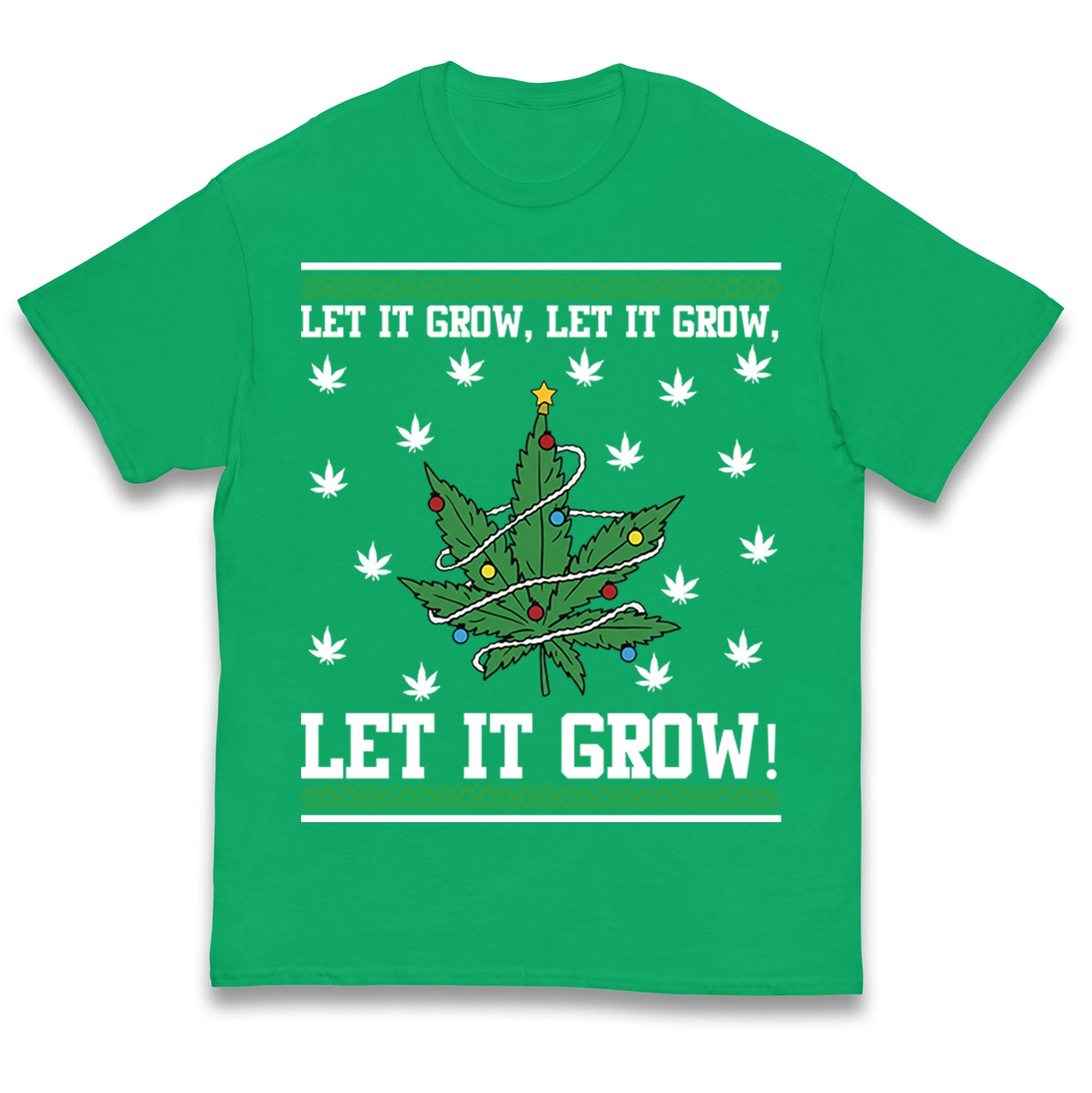 Cannabis Christmas Kids T Shirt