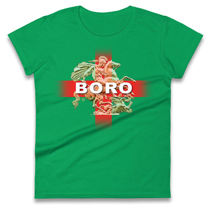 Middlesbrough England Football Ladies T Shirt