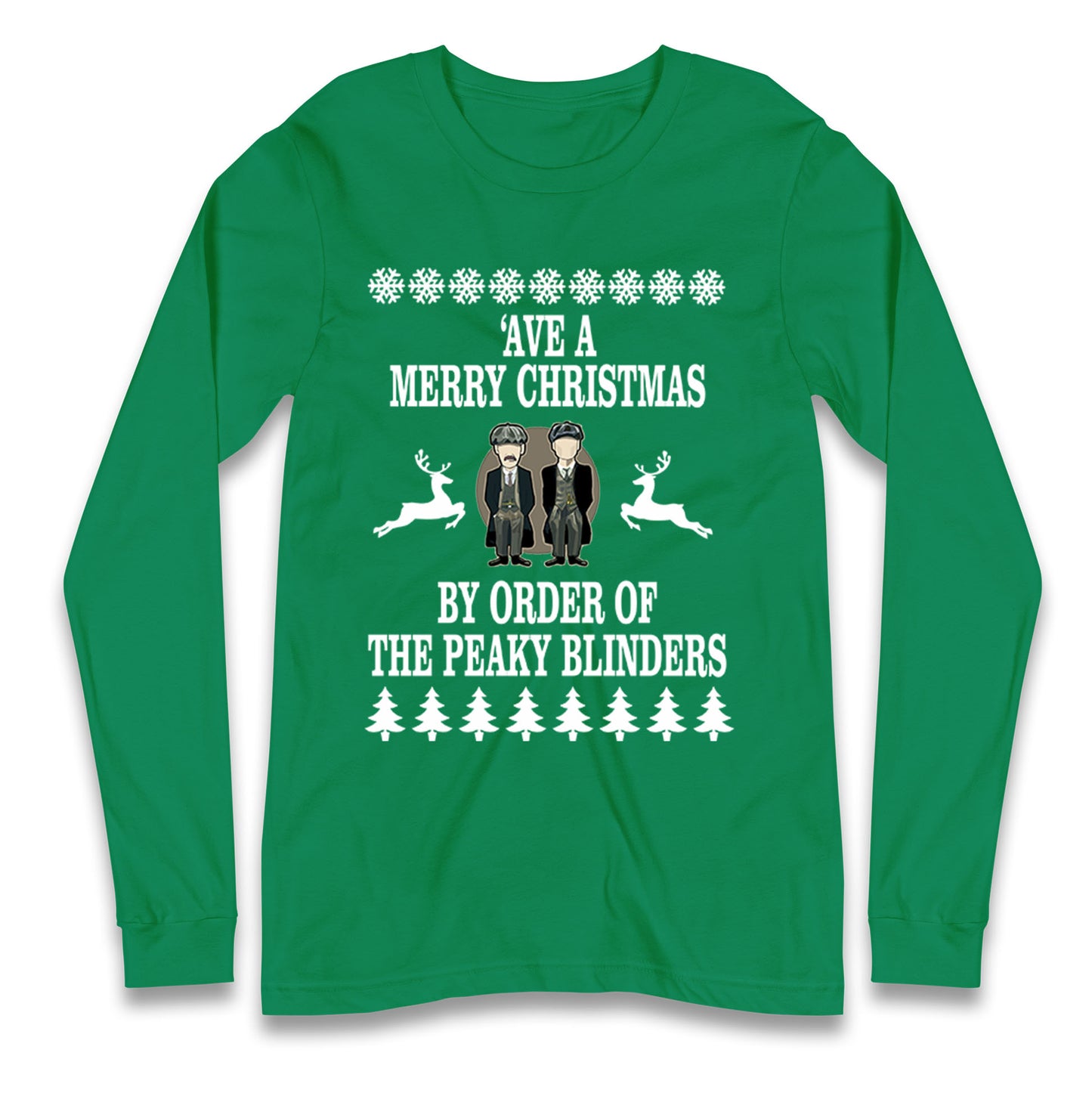 Peaky Blinders Christmas Longsleeve T Shirt