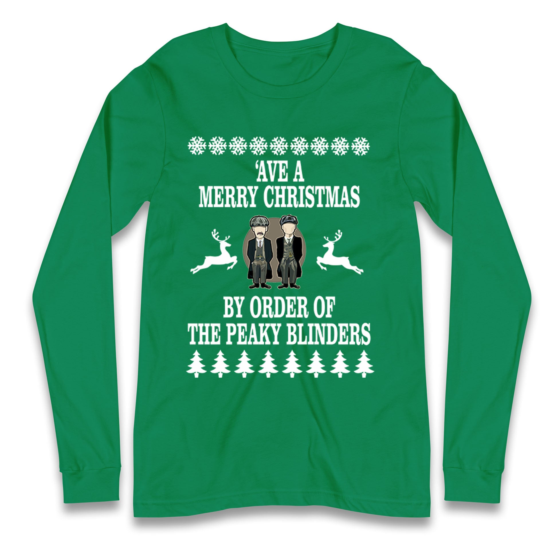 Peaky Blinders Christmas Longsleeve T Shirt