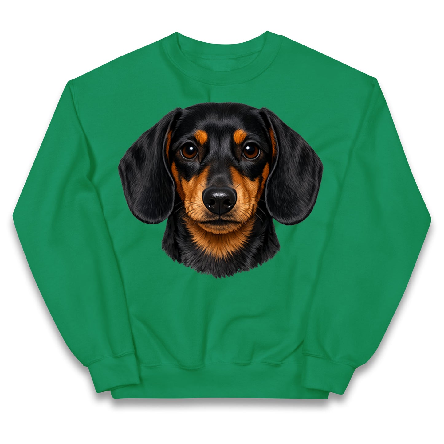 Dachshund Dog Face Kids Jumper