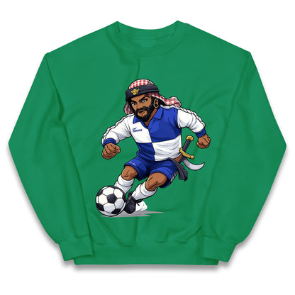 Rovers Retro Football Kids Jumper