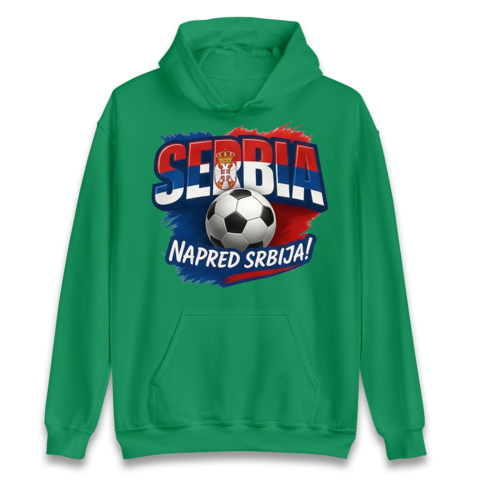 Serbia Retro World Cup Hoodie
