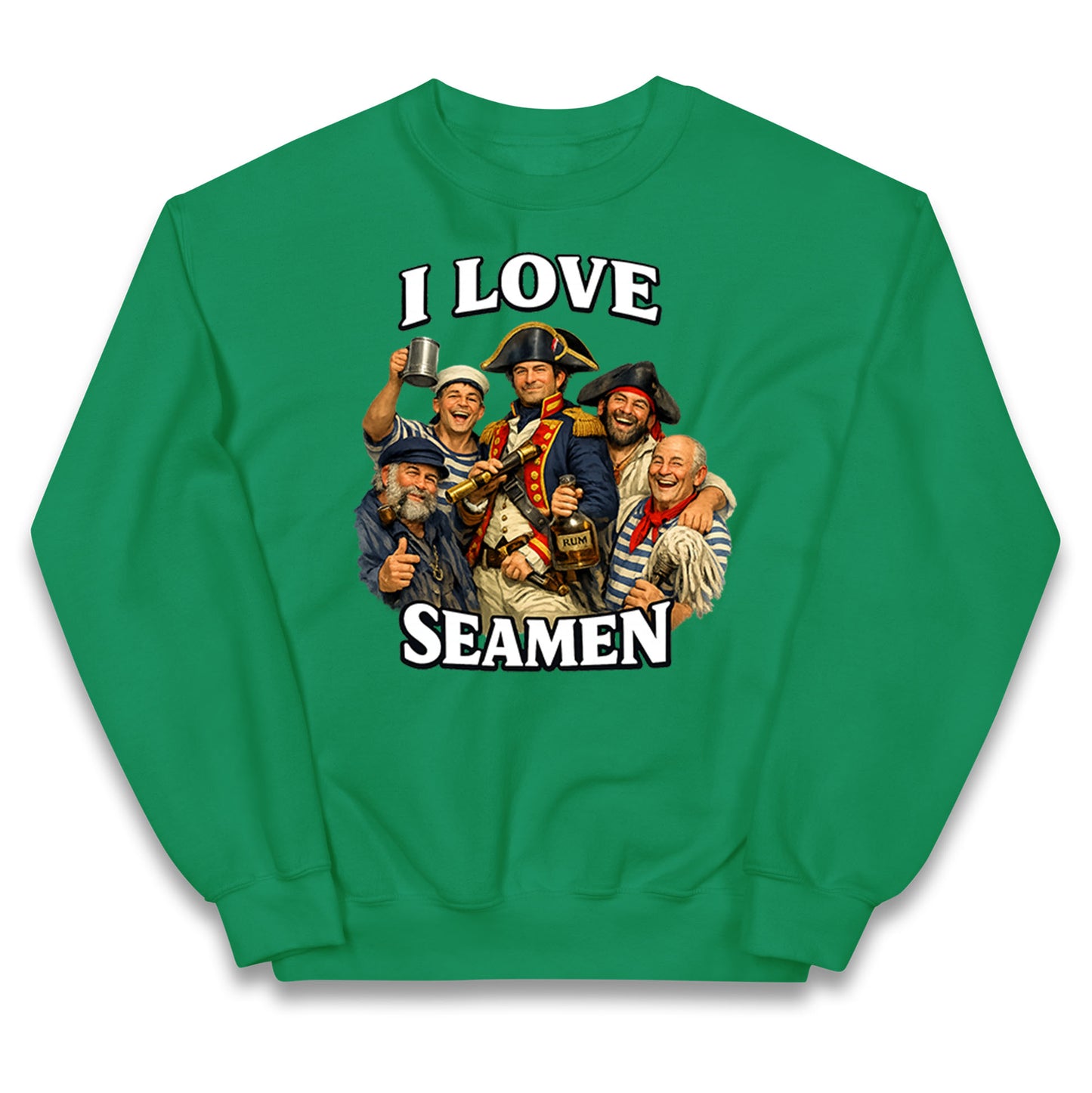 I Love Seamen Funny Cringe Meme Offensive  Kids Jumper