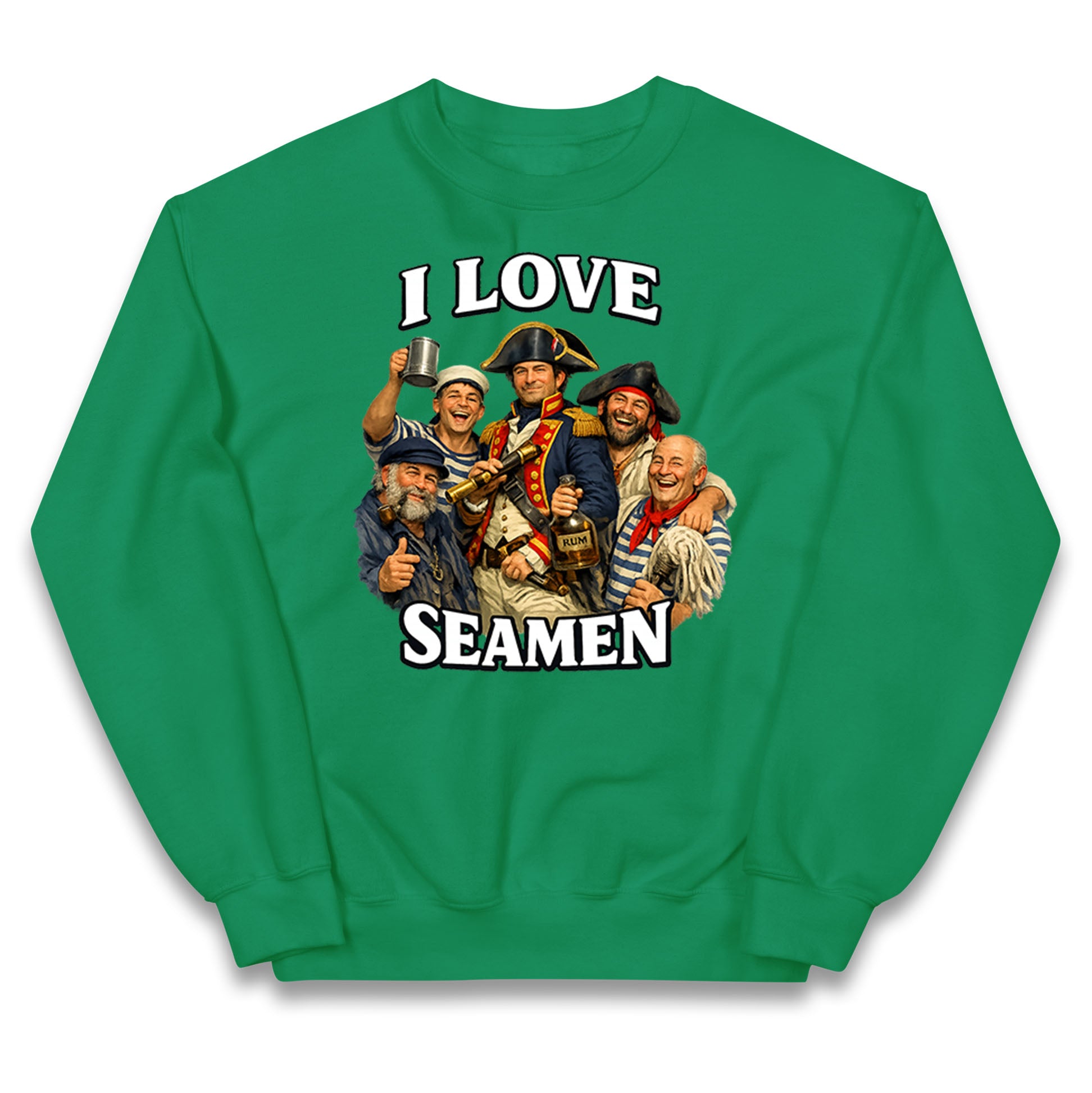 I Love Seamen Funny Cringe Meme Offensive  Kids Jumper