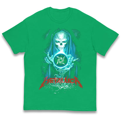 Metallica Skellington Sorcerer Kids T Shirt