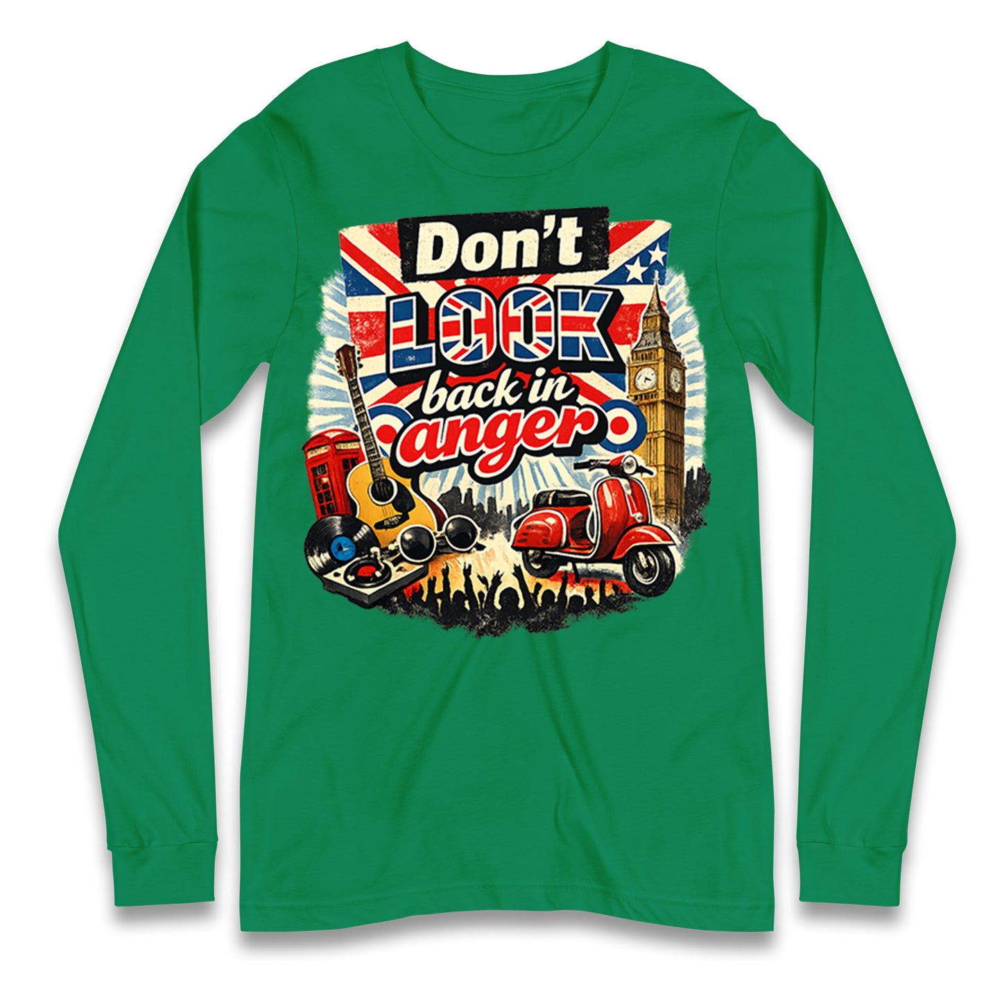 Don't Look Back In Anger Longsleeve T Shirt