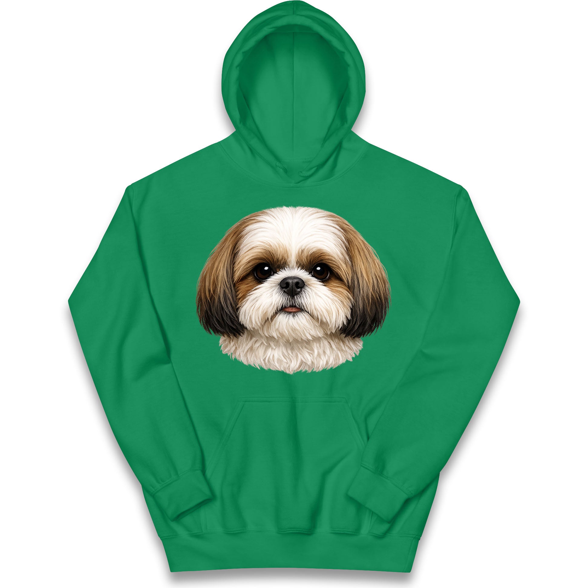Shih Tzu Face Kids Hoodie
