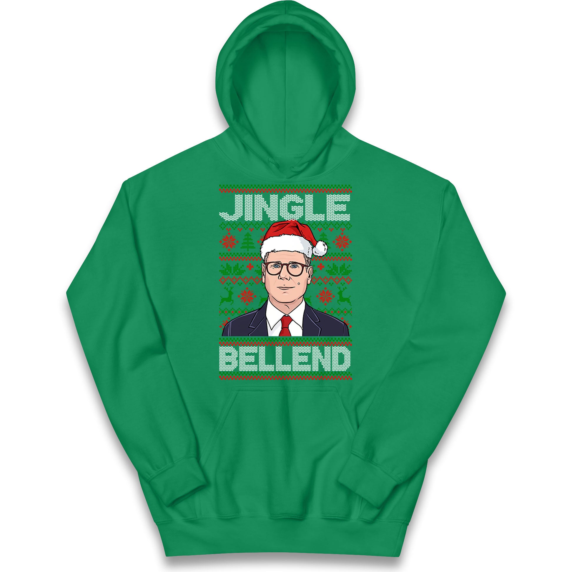 Keir Starmer Jingle Bell End Kids Hoodie 