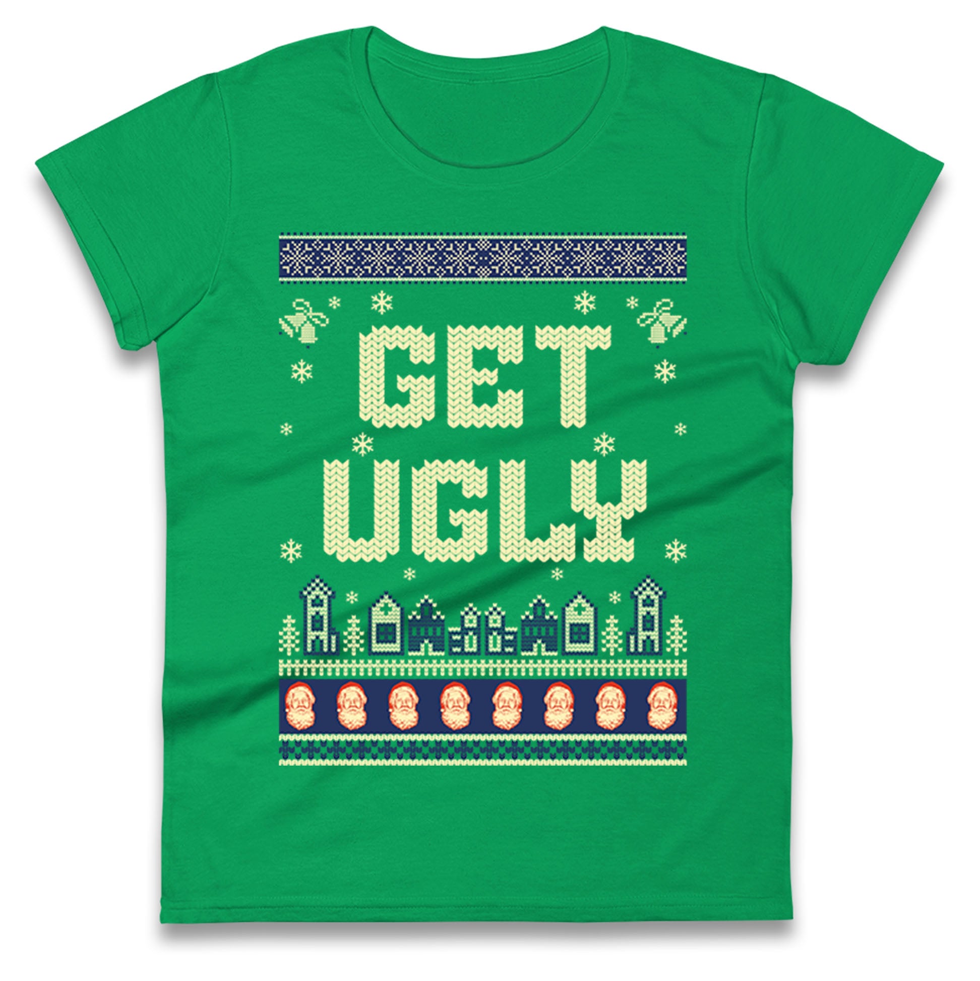 Ugly christmas Ladies T Shirt