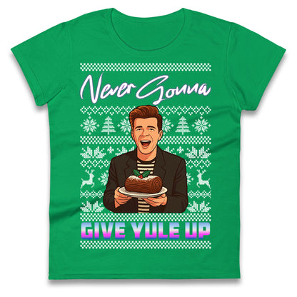 Rick Astley Christmas Ladies T Shirt
