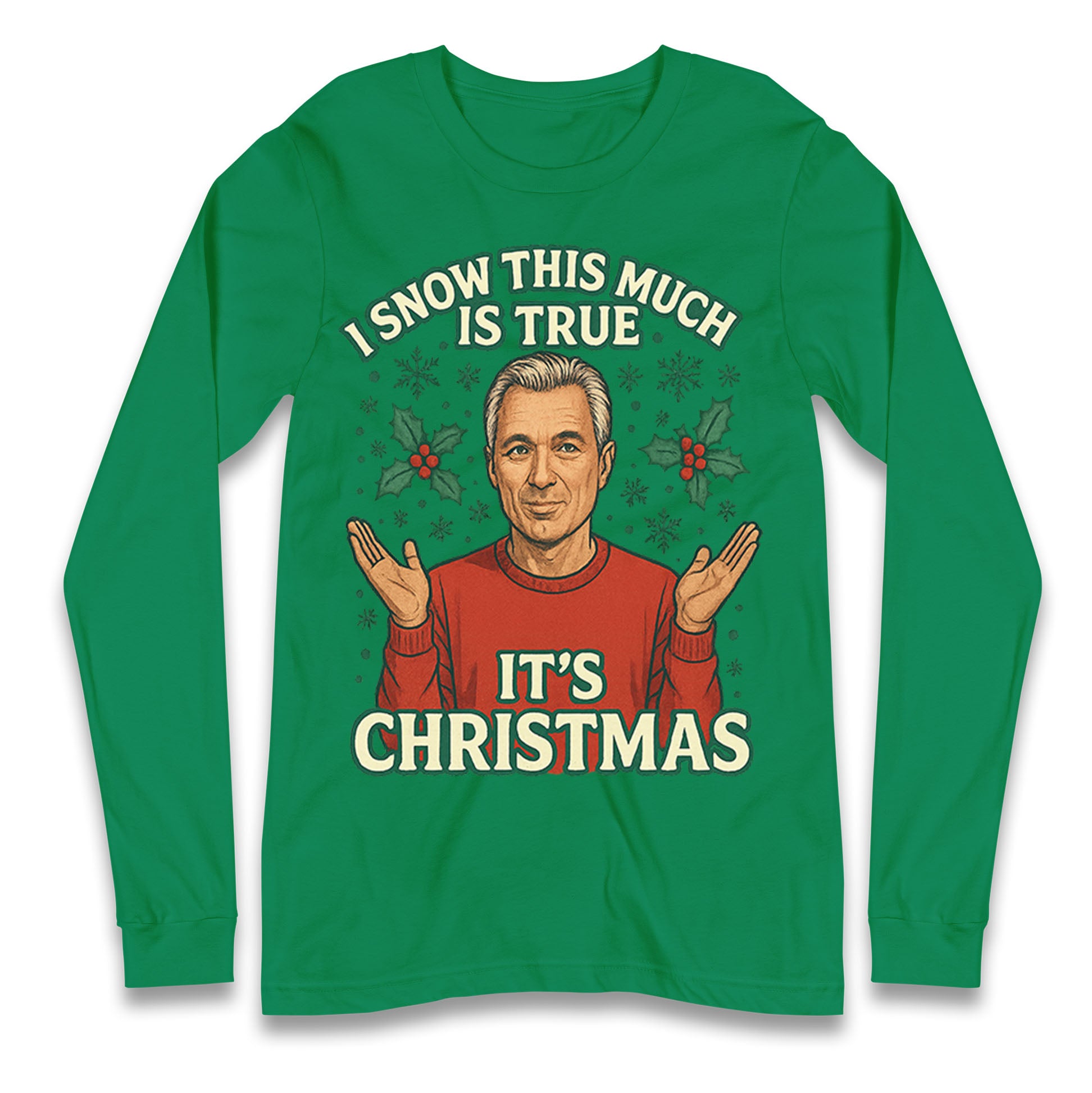 Martin Kemp Christmas Longsleeve T Shirt