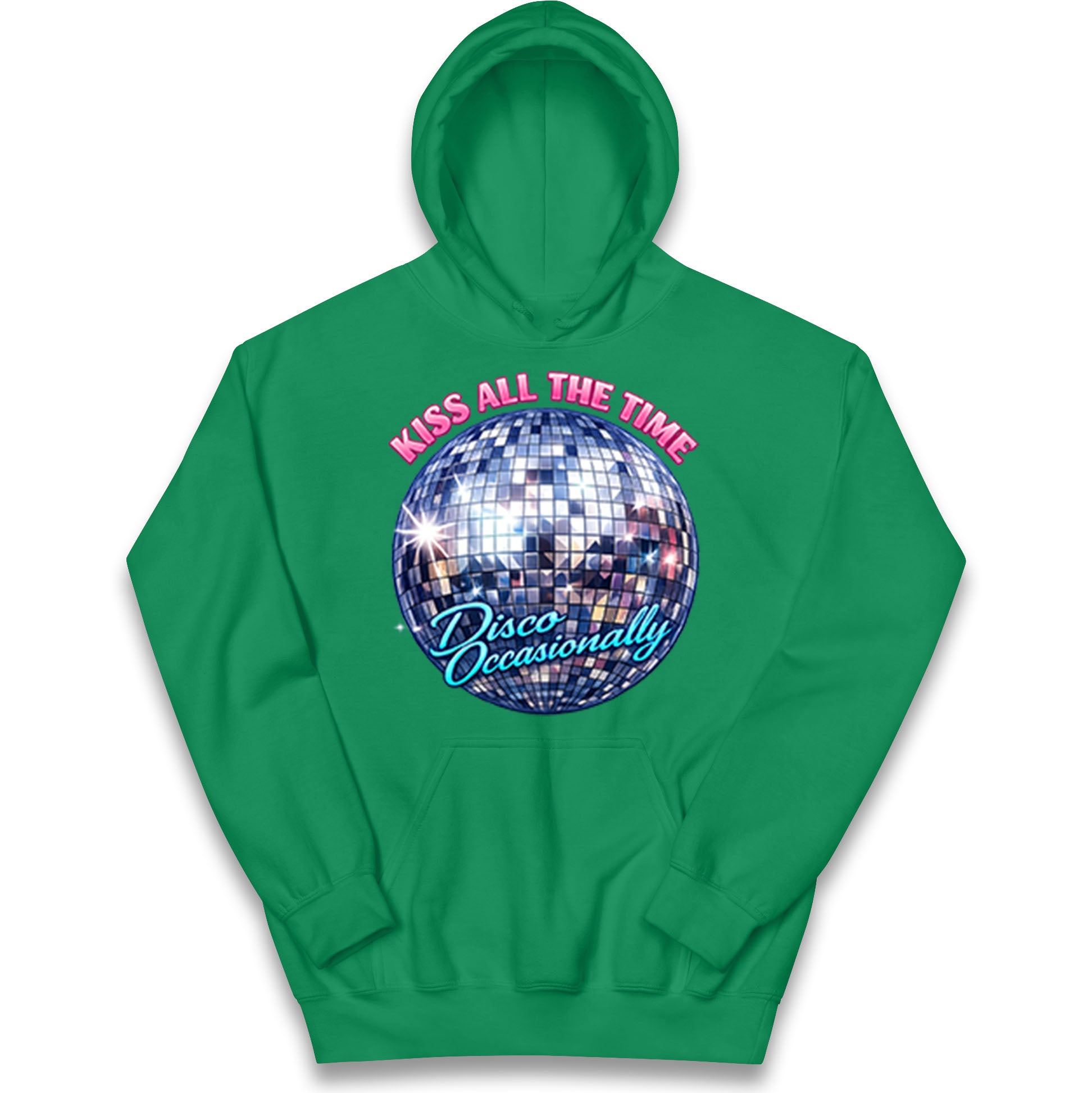 Kiss All The Time Disco Occasionally Kids Hoodie