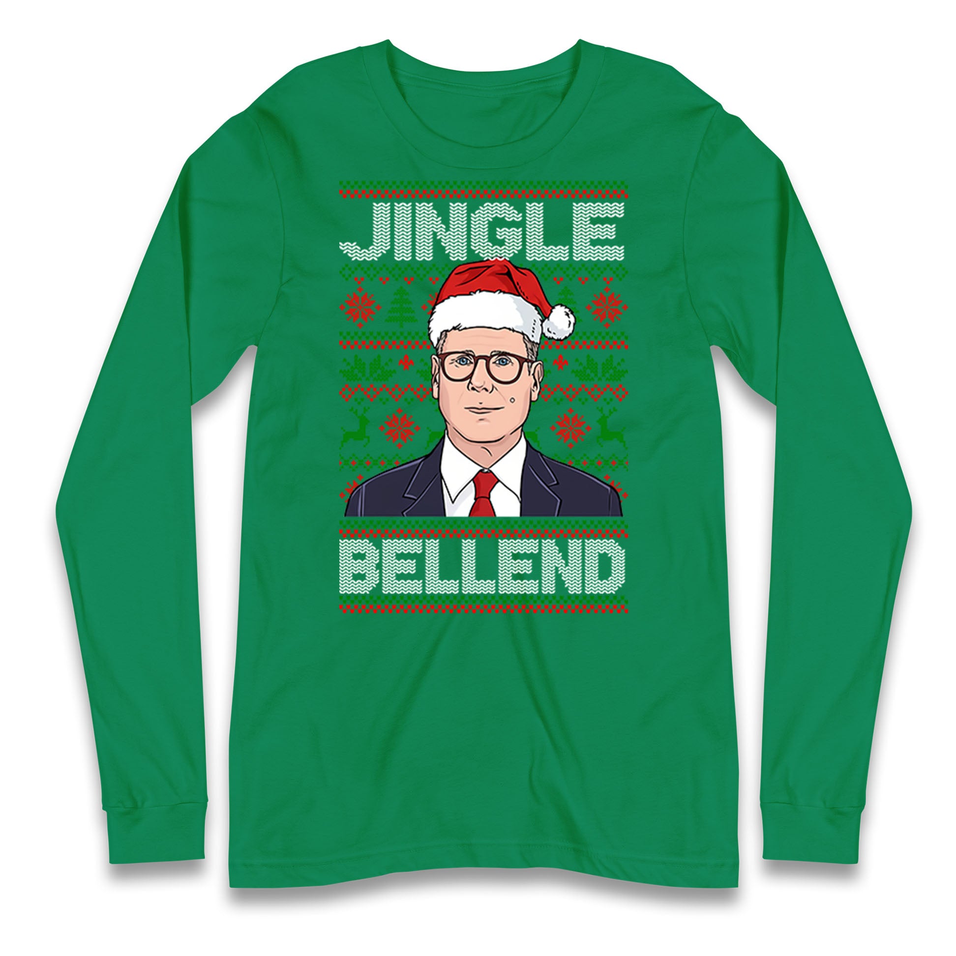Keir Starmer Jingle Bell End Longsleeve T Shirt