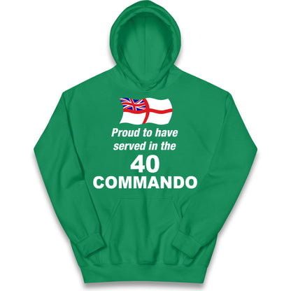 40 Commando Royal Marines Kids Hoodie