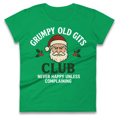 Grumpy Christmas Ladies T Shirt