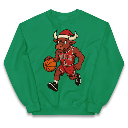 Chicago Bulls Christmas Kids Jumper