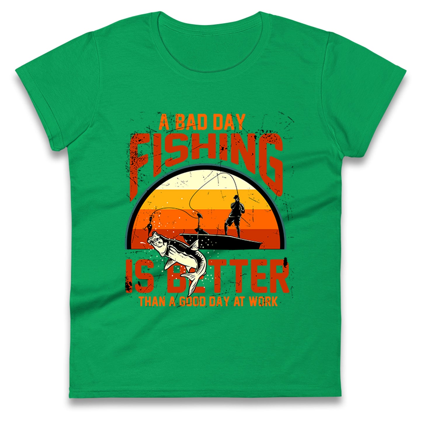 I love fishing Ladies T Shirt