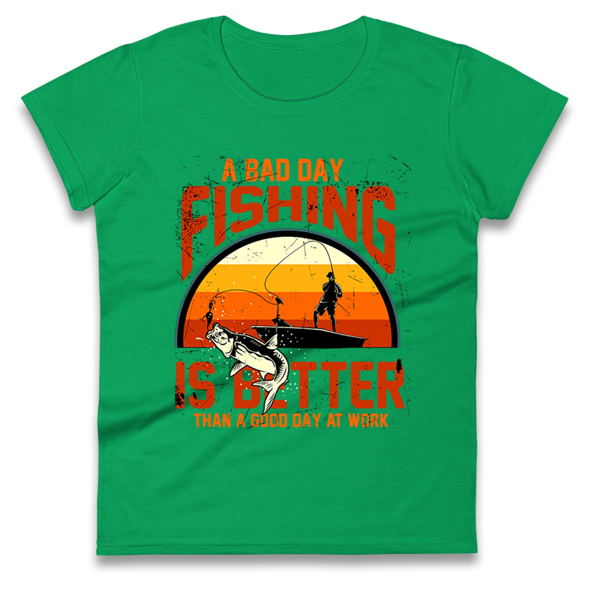 I love fishing Ladies T Shirt