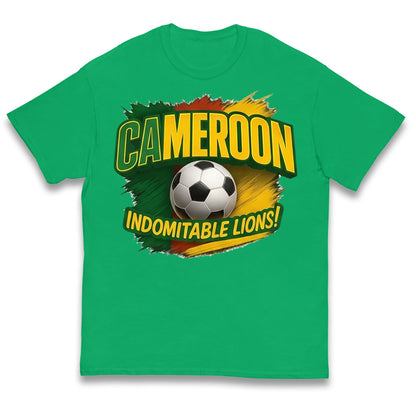 Cameroon Retro World Cup Kids T Shirt