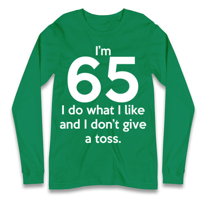 65th Birthday Longsleeve T Shirt 