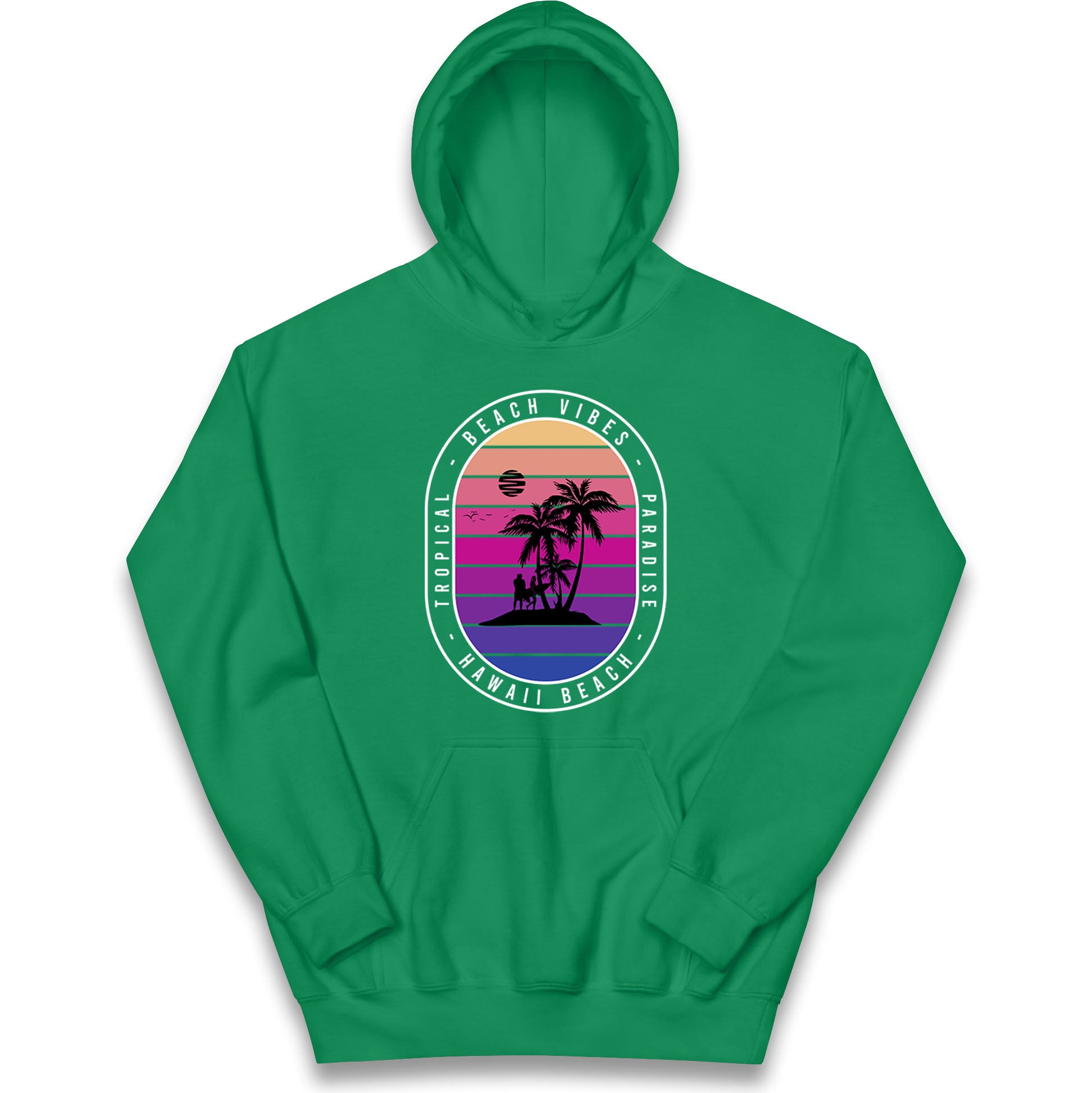 Hawaii Beach Kids Hoodie