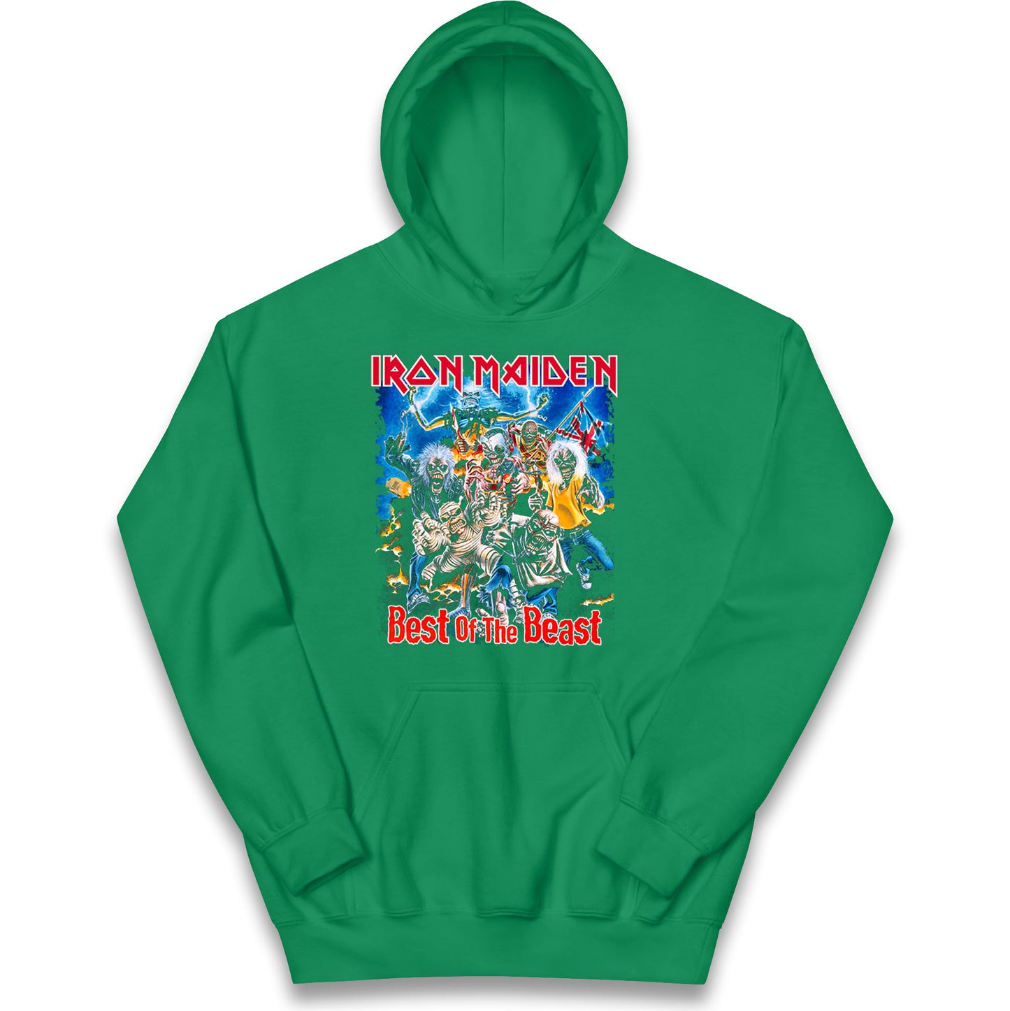 Iron Maiden Best Of The Beast Kids Hoodie