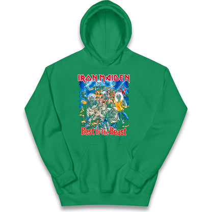 Iron Maiden Best Of The Beast Kids Hoodie