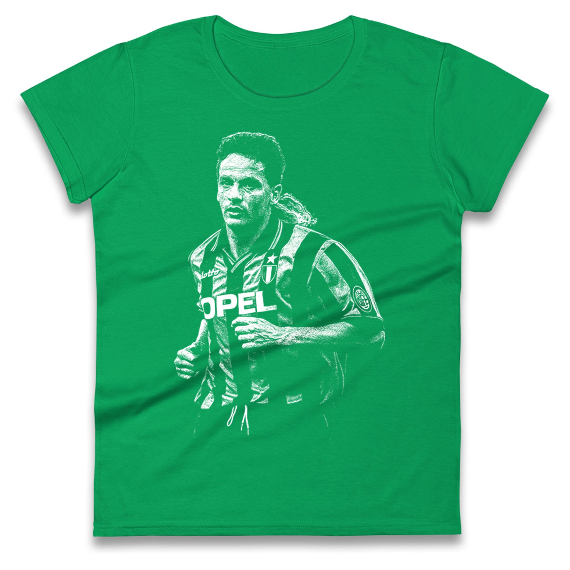 Roberto Baggio Italy Ladies T Shirt