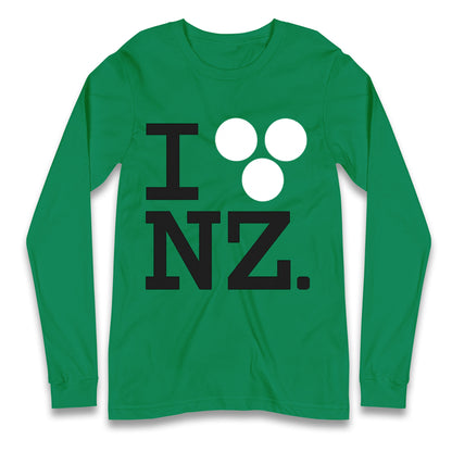 I Love NZ Orlando Bloom Huffer Longsleeve T Shirt