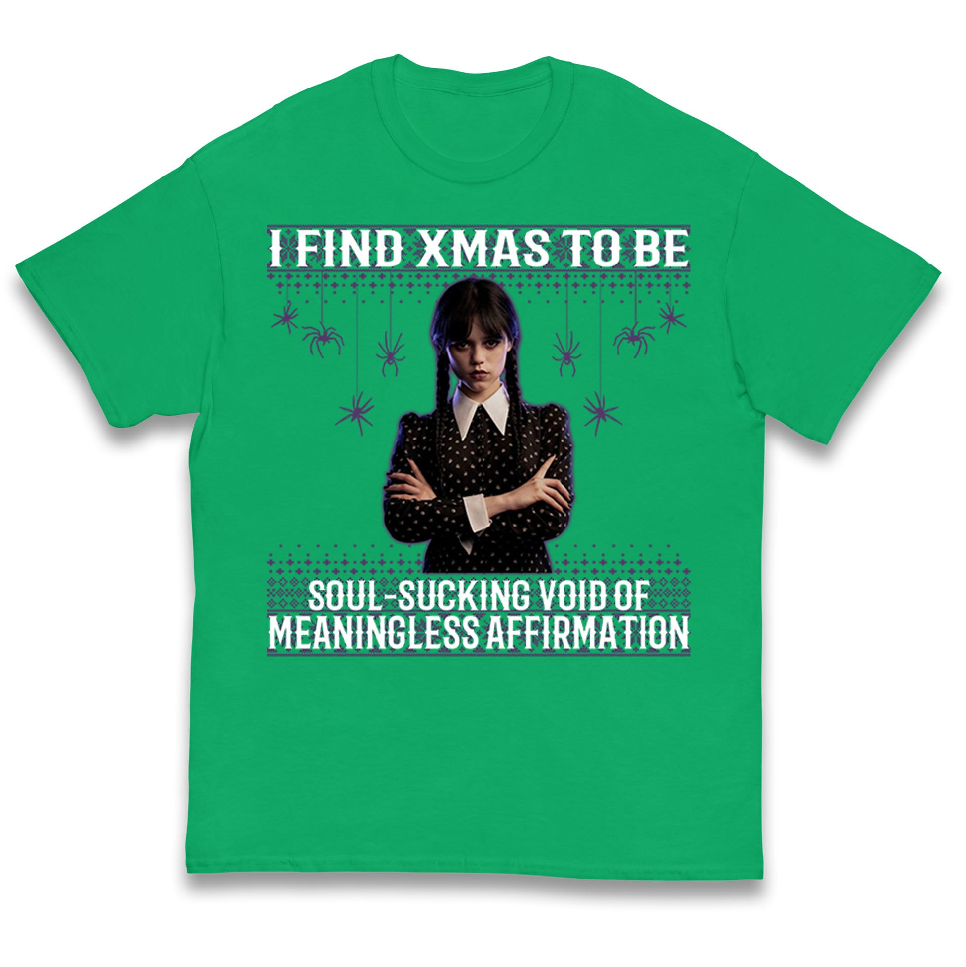 Wednesday Christmas Kids T Shirt