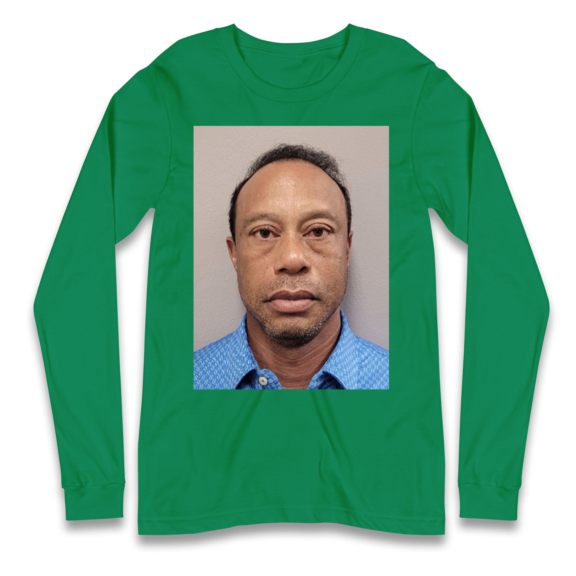 Tiger Woods Mugshot Longsleeve T Shirt