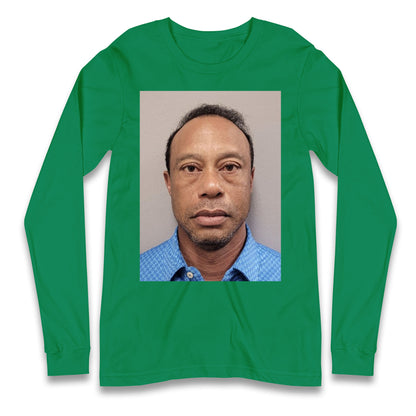 Tiger Woods Mugshot Longsleeve T Shirt