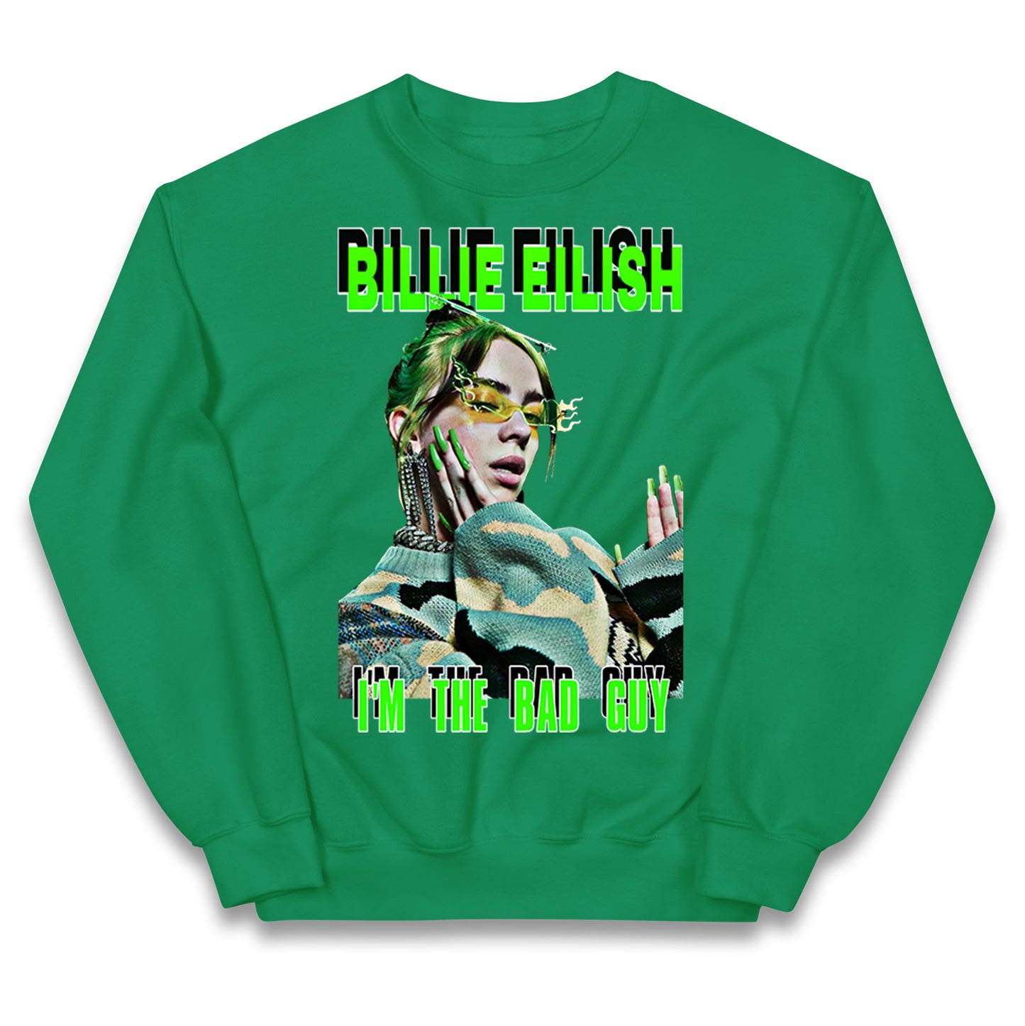 Billie Eilish Singer Kids Jumper